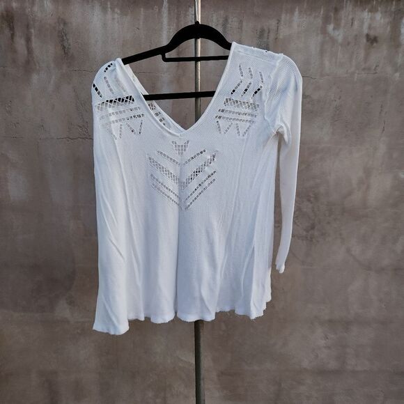 Free people moonrise cutout top white - Picture 5 of 8